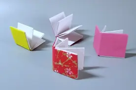 一张纸就能折出来的小书本，不用裁剪，不用胶水，好神奇