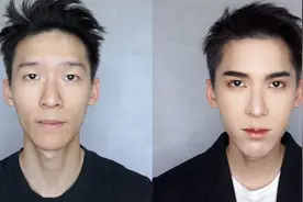 女孩动手改造男朋友！原来男生妆前妆后差别也这么大？！