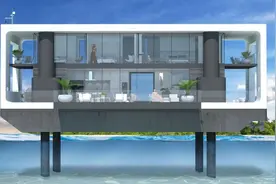 荷兰建筑师设计“漂浮房屋” 节能减碳又防灾图片