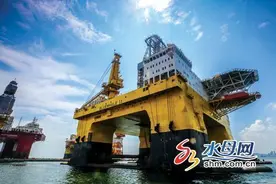 “烟台制造”炼成大国重器 "蓝鲸1号"开采可燃冰图片