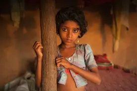 印度的游牧部落 靠乞讨维持生活图片