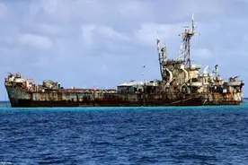 长江炮舰被迫下海，中国军舰在南海搁浅有何隐情？图片