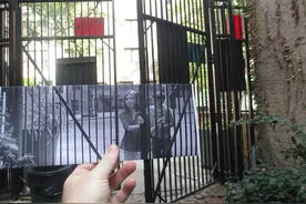 用照片穿越回电影，竟然和背景融合的天衣无缝图片
