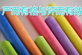 严而有格与评而有效图片
