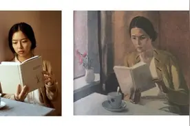 北大美女学霸模仿名画，不是网红脸却有一种知性美图片