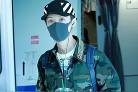 鹿晗抵达韩国录制跑男，言出必行感动了所有人！图片