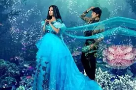 水下婚纱照真的太美了，原来是这样拍出来的！图片