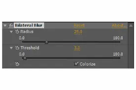 AE软件Blur&Sharpen（模糊&锐化）详解教程图片