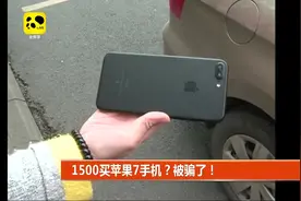 1500买苹果7手机？被骗了！视频封面