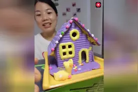大姐自制巧克力房子，好吃又漂亮！视频封面