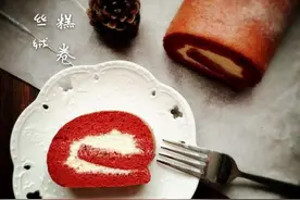 红丝绒蛋糕卷#豆果五周年#图片