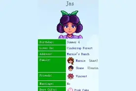 星露谷物语stardew valleyjas喜欢什么 jas活动行踪图片