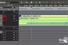 Edius单声道变双声道图片