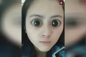 这是我见过眼睛最大的美女，没有之一，太吓人了！