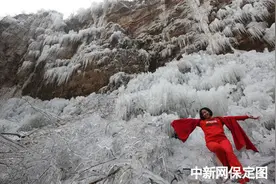保定唐县全胜峡景区元旦假期吸引1万余人游览图片
