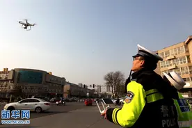 河北香河：交警装备无人机图片