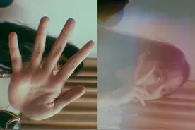 欧阳妮妮剪短刘海撞脸欧阳娜娜 亲自操刀成果美翻图片