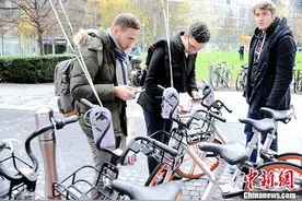 中国摩拜单车亮相乌拉圭：共享单车受追捧图片