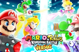 《马里奥疯兔》versus本地双人对战模式试玩