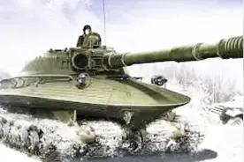 四条履带横行战场！苏联研发抗核爆坦克！专门用来抵抗核攻击视频封面