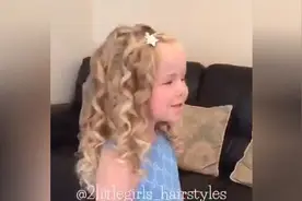 喜欢这个烫头发的神奇 轻松睡一觉 就会有个美美的发型哦