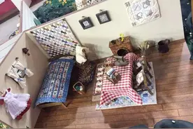 迷你厨房算什么，来看2016巨蛋拼布展上微缩拼布之家图片