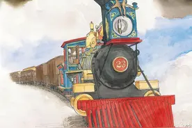 凯迪克金奖绘本：坐上火车，回到需要你的地方图片