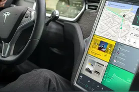 用iPhone控制特斯拉的中控 好酷图片