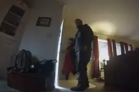 糙汉子主人看了狗狗独自在家的视频，忍不住嚎啕大哭图片