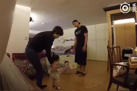 黑人建州突然袭击范玮琪，吓傻了两兄弟图片