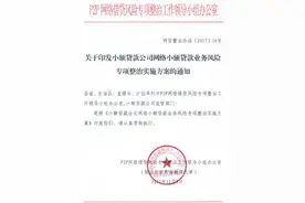 小贷公司整治方案下发：要求重新审查网络小额贷款经营资质图片