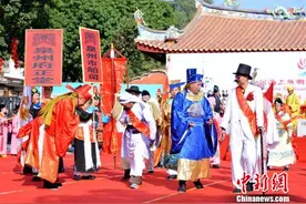 福建泉州还原千年前祈风仪式 再现“海丝”风情图片