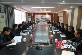 湖南省第六工程有限公司董事长陈光乐到宁远洽谈合作项目图片