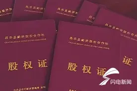 关注农村股改：昌乐农民凭“股权证”可贷款 享股东待遇图片