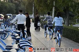 “共享单车” 出现玉林城图片
