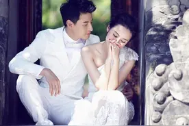 钱泳辰曝婚纱照 花千骨中的"东华上仙"修成正果婚期临近图片