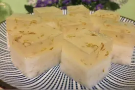 椰汁桂花马蹄糕图片