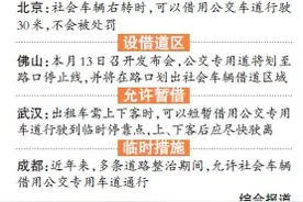 违法占用公交车道将被罚 合肥人大代表呼吁分时段限行图片