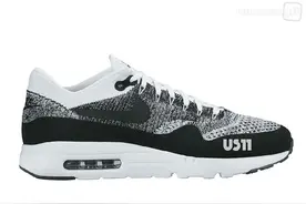 混血新配色： Nike Air Max 1 Flyknit Ultra红黑两款全新配色预览图片