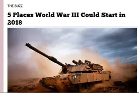 美媒预测“第三次世界大战”5大爆发地，台湾排在这！图片