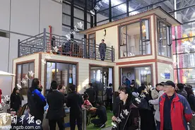快来逛逛建博会！移动式别墅可抗7级地震、能抵御12级台风图片
