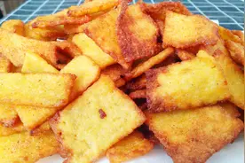 俩鸡蛋一碗面，不加一滴水没有添加剂，家中秘制小零食“嘎嘣脆”视频封面