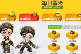 冒险岛2每日签到活动奖励一览 每日签到活动介绍图片