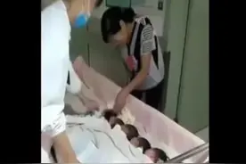 广西33岁孕妈剖腹产下6胞胎，不过产妇却大哭了！视频封面