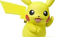 黄丢丢的小萌物：万代推出皮卡丘可动公仔图片