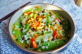 蒜蓉鲜丝瓜--10分钟快手菜（1）图片