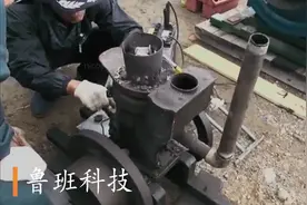 30年代半柴油机是如何启动的？看完你就知道启动是有多么费劲了！