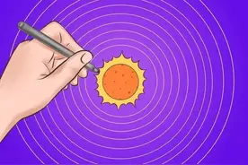 巧手画出可爱的太阳系图片