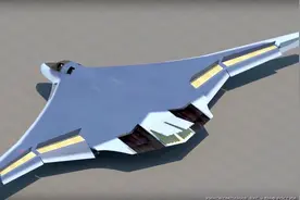 俄隐身战略轰炸机PAK-DA最新效果图曝光  科幻十足图片