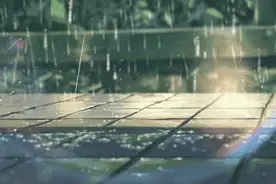 坏人在雨天不能出门，好人在雨天获得安全。图片